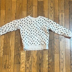 Chic Heart Patterned Sweater 🖤